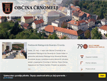 Tablet Screenshot of crnomelj.si